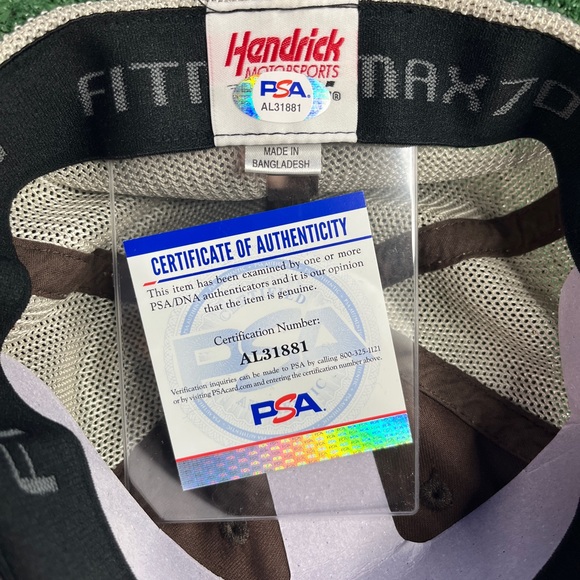 Signed Dale Earnhardt Jr Brown Camo Trucker Hat - Picture 7 of 7